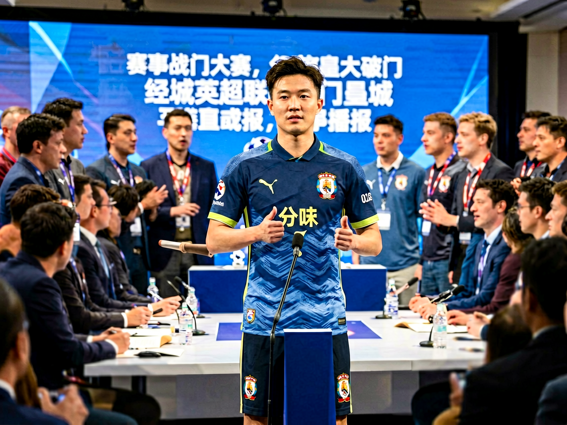 77体育转会资讯：球员转会新闻发布会现场